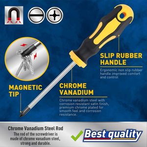 Juego de destornilladores magnéticos ProScrew de 12 piezas, puntas Phillips de 38-125 mm para reparación de instrumentos, automóviles, relojes y herramientas de bricolaje - Product Image 3