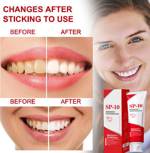 Pasta Dental Blanqueadora Probiótica para Eliminar Manchas de Mal Aliento, Blanquear los Dientes, Cuidado Bucal con Sabor a Menta, Reduce las Manchas de Café, Té y Cigarrillos - Product Image 5