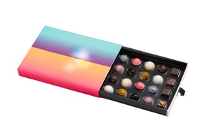 Boîte d'emballage de chocolat de luxe personnalisée, boîte de chocolat praliné - Product Image 2