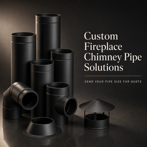 Kit Tubo per <span class=keywords><strong>Camino</strong></span> a Doppia Parete Isolato, Set Tubi per Canna Fumaria Nero Opaco per Installazione Stufa a Legna - Product Image 5