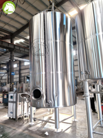 Cuve de mélange de boissons personnalisée avec agitateur pour l'industrie agroalimentaire, les boissons alcoolisées, le traitement des jus et des boissons gazeuses