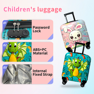 <span class=keywords><strong>Maleta</strong></span> <span class=keywords><strong>Infantil</strong></span> con Diseño de Dibujos Animados en 3D, Gran Capacidad, con Candado TSA y Diseño Moderno - Product Image 3
