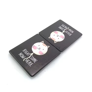 Du Lịch Tiên Tiến Món Quà Nhỏ Khá Nhỏ Nhỏ Dễ Thương Gương Biểu Tượng Tùy Chỉnh Nhỏ Gọn Da Túi Vuông Gương - Product Image 3