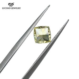 Lucine le meilleur diamant jaune fantaisie taille princesse et diamant durable certifié fantaisie jaune taille princesse - Product Image 4