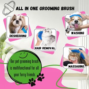 Spazzola per Bagno e Massaggio per Cani e Gatti con Manico Regolabile, in Gomma Morbida per Rimozione Peli, Pulizia e <span class=keywords><strong>Shampoo</strong></span> - Ingrosso Fabbrica - Product Image 4