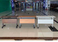 Table de formation de panneau de conception moderne de haute qualité amovible pliant en acier bois métal MDF meubles pour bureau hôpital conférence