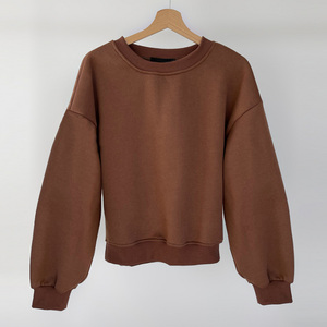 เสื้อฮู้ดสตรีแขนยาวเปิดไหล่,เสื้อฮู้ดคอกลมพิมพ์ลายแบบวินเทจ - Product Image 4