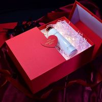 Scatola Regalo Personalizzata con Doppia Apertura e Cassetto Interno, Confezione Regalo in Cartone Rigido con Logo Personalizzato