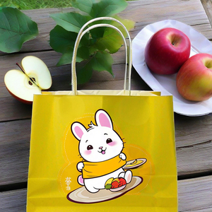 Trung Quốc Nhà sản xuất tùy chỉnh đáy phẳng đưa ra 11x4x8 inch Fancy cửa đám cưới đồng bằng Túi Quà Tặng Giấy hải quân túi giấy với logo - Product Image 4