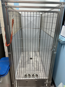 กรงสุนัข304ทำจากพีวีซีแบบทึบมีช่องระบายน้ำด้านหน้าทำจากกระจก - Product Image 4