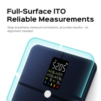 Báscula Inteligente de Grasa Corporal con Pantalla Grande a Color OEM, Báscula Digital de Baño Precisa de 500 lb con Análisis de Tendencia de Peso e IMC