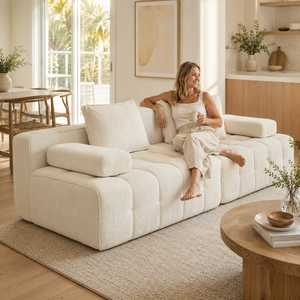 Divano Letto Modulare <span class=keywords><strong>Blu</strong></span> Convertibile Senza Struttura, Moderno, in Tessuto, Pieghevole, Reclinabile, Compresso per Hotel - Product Image 6