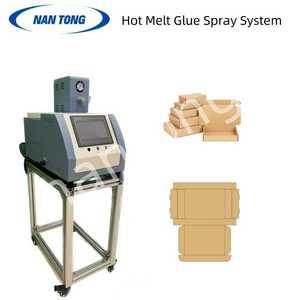 Applicateur de colle thermofusible électrique automatique, pompe à colle, longue durée de vie, sac en papier, caisse en bois, machine d'emballage en carton - Product Image 5