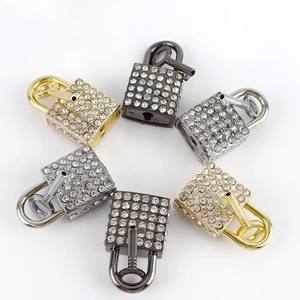 Meetee BF006 23*36mm bolso Hardware llaves candados para equipaje cerradura cuadrada cierre accesorios cerradura cuadrada decorativa - Product Image 6