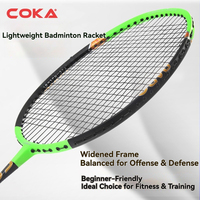 Ensemble de raquettes de badminton en alliage d'aluminium composite, best-seller, double pack, léger, avec joint en T, manche flexible, pour débutants et entraînement