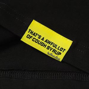 T-shirts pour hommes de haute qualité, imprimés lettres streetwear, <span class=keywords><strong>marque</strong></span> de luxe, motif 'THAT'S a AWFUL LOT of COUGH SYRUP' - Product Image 5