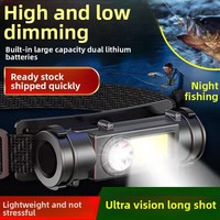 Nouveau populaire mineur phare puissant phare LED en cours d'exécution Rechargeable lampe frontale lampe frontale lampe de poche