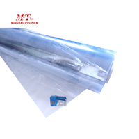 Film plastique transparent en PVC super clair, film souple pour la fabrication de nappes, rideaux de porte, moulage par soufflage, résistant à l'humidité