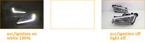 <strong>Drl</strong> <strong>Fog</strong> Lamp for Hy Undai IX45 <strong>DRL</strong> 2013 2014 2015 for SantaFe LED <strong>DRL</strong> Daytime Running <strong>Light</strong> Car <strong>Fog</strong> Lamp - Product Image 6