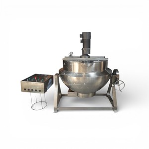 Marmite de cuisson à double enveloppe de 500 litres avec agitateur à pales - Product Image 1