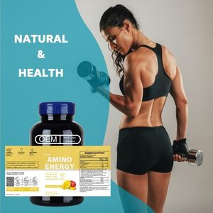 Capsules d'acides aminés à chaîne ramifiée (BCAA) de marque privée, complément de santé pour la croissance musculaire des athlètes adultes - Product Image 4
