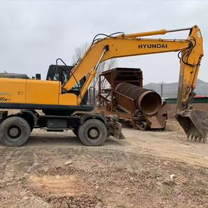 Excavatrice sur pneus Hyundai <span class=keywords><strong>210</strong></span>-7 60 150 Doosan150 <span class=keywords><strong>210</strong></span> d'origine avec transition rapide et sans besoin de camions à plateau, haute efficacité - Product Image 2