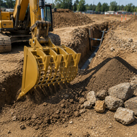 Promotion : Vente en gros de godets de pelle sur mesure, godets de pelle haute résistance, pièces de rechange personnalisées pour excavatrices