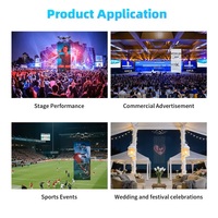 Écran LED transparent flexible portable P25 pour les magasins de détail, les centres commerciaux, la publicité extérieure, haute luminosité
