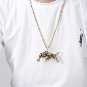 Collar con Colgante de Tigre en Acero Inoxidable para Hombre, Joyería de Moda con Forma de Animal, Diseño Atrevido, Estilo Punk, Accesorio Moderno - Product Image 3