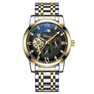 Montre mécanique automatique pour homme CHENXI 8215 édition limitée, design créatif, boucle papillon en verre, bracelet en acier inoxydable - Product Image 3