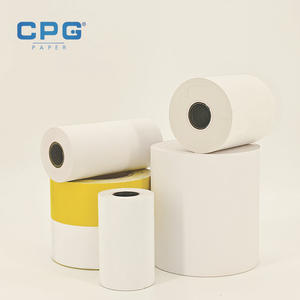 Papel Térmico para Recibos de Alta Calidad OEM Personalizado, 80x60mm, 45gsm, Rollo de Papel Térmico para Caja de Supermercado - Product Image 1