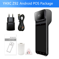 Terminal de point de vente robuste Z92, terminal de point de vente Android portable avec imprimante et scanner pour machine à tickets de stationnement