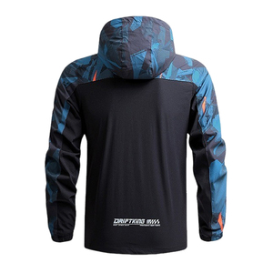 2025 <span class=keywords><strong>Ner</strong></span> llegada de secado rápido a prueba de viento al aire libre Casual con capucha prendas de vestir exteriores para hombres primavera y otoño chaqueta de senderismo ligera - Product Image 2