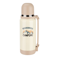 Vaso de Viaje con Aislamiento al Vacío de Acero Inoxidable 316 de 1200 ml, Botella de Agua Segura de Grado Alimenticio para Viajes y Campamentos