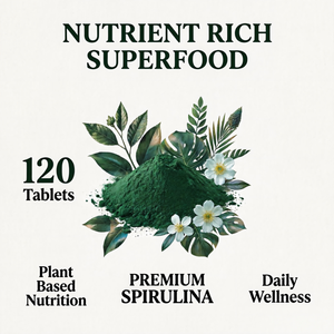 Comprimés de Spiruline OEM ODM GMP Halal 120 unités 1000mg par portion à base de plantes - Product Image 4