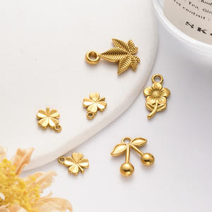 Garrywell Vintage baja tahan karat 18K emas PVD salib kerang bintang laut liontin jimat kalung untuk perhiasan DIY membuat jumlah besar - Product Image 5