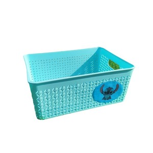<b>Rectangular</b> Plastic Storage <b>Basket</b> With Handles For Desktop Children Toy Fruit Snack Organizing Neatening - Product Image 5
