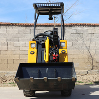 Livraison gratuite 4X4 4Wd Dvier télescopique mini chargeuse sur pneus télescopique 650KG 800KG chariot élévateur à flèche télescopique pour travaux agricoles