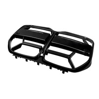 Pour BMW Série 4 G26 Gran Coupé 2021+ Style CS Grille avant noire brillante en ABS moulé par injection