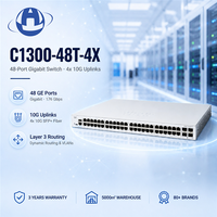 Nuevo Switch de Red Catalyst C1300-48T-4X de 48 Puertos Gigabit 4x10G SFP+ Apilable y Montable en Rack para Redes de Campus y Filiales 10gb