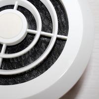 Grille de ventilation de plafond en plastique, filtre écologique pour conduits de ventilation domestiques, contrôle du flux d'air CVC, anti-poussière, installation facile