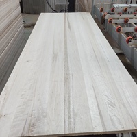 Venta de fábrica Precio de madera de álamo M3 Panel de madera de sauna Tableros de madera maciza de Álamo