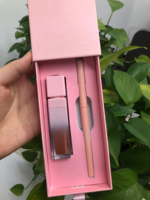 Coffret 2-en-1 Brillant à Lèvres et Crayon Contour des Lèvres Végétalien Hydratant et Imperméable à Base de Plantes, Crème Minérale, Personnalisable avec Logo, Maquillage Marque Privée