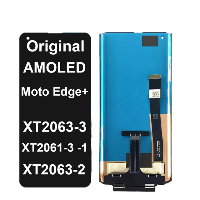 6.7" Edge+ Org Super AMOLED Display for Motorola Edge Plus Screen Replacement XT2061-3 -1 XT2063-3 XT2063-2 Mobile Phone LCDs