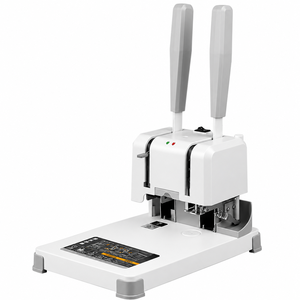 Machine à relier avec perforation et reliure à colle chaude pour livres comptables factures financières et documents - Product Image 1