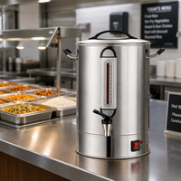 Bouilloire électrique 35L 2500W en acier inoxydable à commande mécanique pour hôtel et restaurant