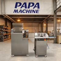 Nouvelle petite machine automatique d'extrusion alimentaire, machine à barres d'arachides économique, en acier inoxydable, à écran tactile, électrique, haute efficacité