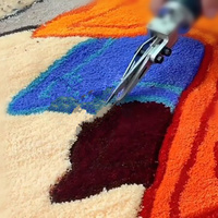 Ciseaux de sculpture sur tapis électrique en forme de V en plastique en acier inoxydable