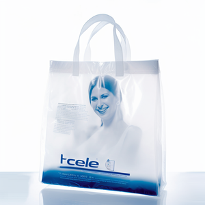 Fast Delivery Custom Plastic Packaging <b>Bags</b> for <b>Clothing</b> Eco Friendly Handle Shopping <b>Bag</b> - Product Image 1