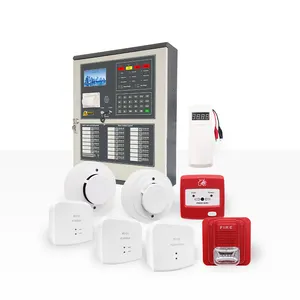 2 Loops Addressable Fire Alarm Control Panel 16 Zones Fire Alarm Control Panels Firefighting Equipment System